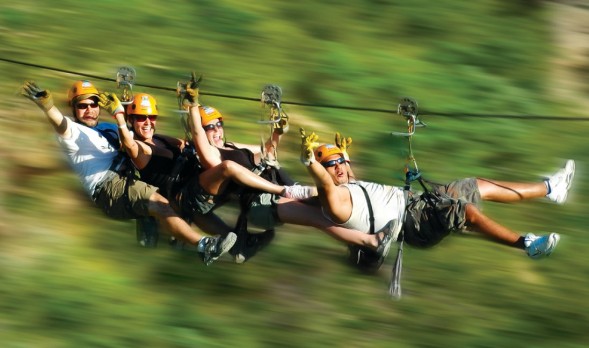 The best zip-line adventures: Zip lining at Cabo San Lucas. Photo by baja.com