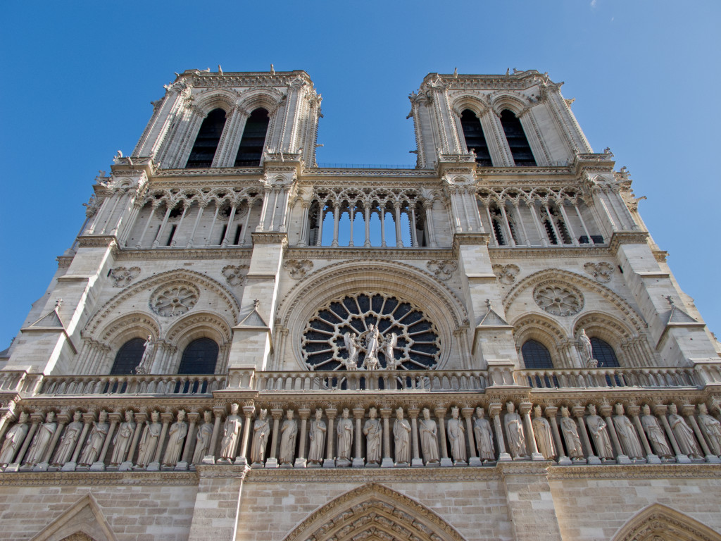 10 free things to do in Paris: Cathédrale Notre Dame, Paris. Photo by wikimedia.org