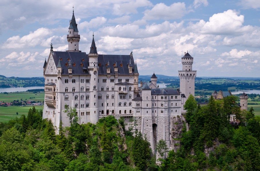 Where to see 9 of the best castles in Europe: Neuschwanstein Castle. Photo by Andreas Koeberl, flickr