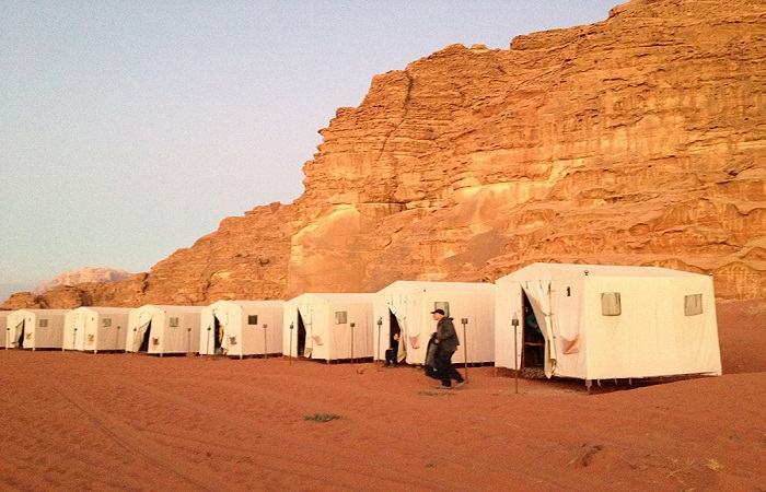 Camping at Wadi Rum, Bedouin style. Photo by travelsofadam.com