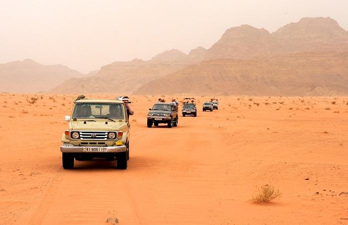 Take a Jeep, camel, or hiking tour to reach your star sleeping destination. Photo by morristhurston.com