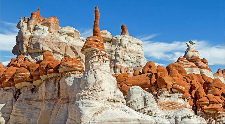 The Hoodoo formations of Blue Canyon. Photo by Patrick Berden