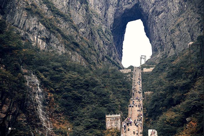 Known as the Heavens gate, this natural monument is an imposing natural wonder. Photo via www.flickr.com