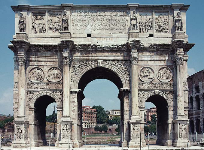 Arco di Constantino, the craftsmanship is incredible. Photo via ilpozzo